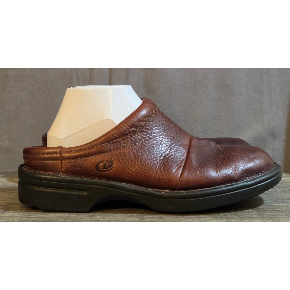 Dexter Comfort Sole Leather Mule Clogs Women's Size 10 Brown